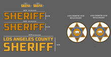 Charger l&#39;image dans la galerie, DECO REFLECHISSANTE VEHICULE LOS ANGELES COUNTY SHERIFF
