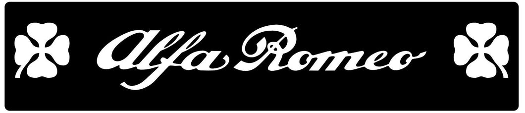 CACHE PLAQUE ALFA ROMEO - Réf ALFAROMEO02CP