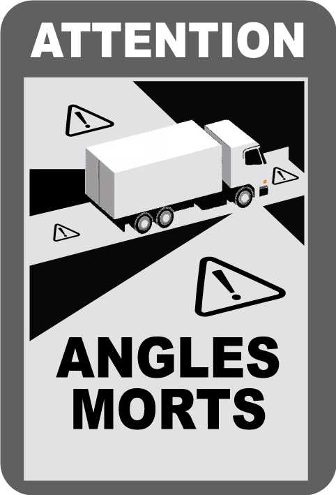 STICKERS ANGLES MORTS - MODELE GRIS(NON OFFICIEL)